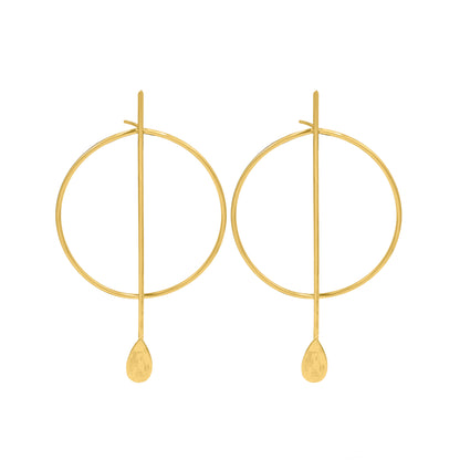 Circular Chimes Stud Earrings