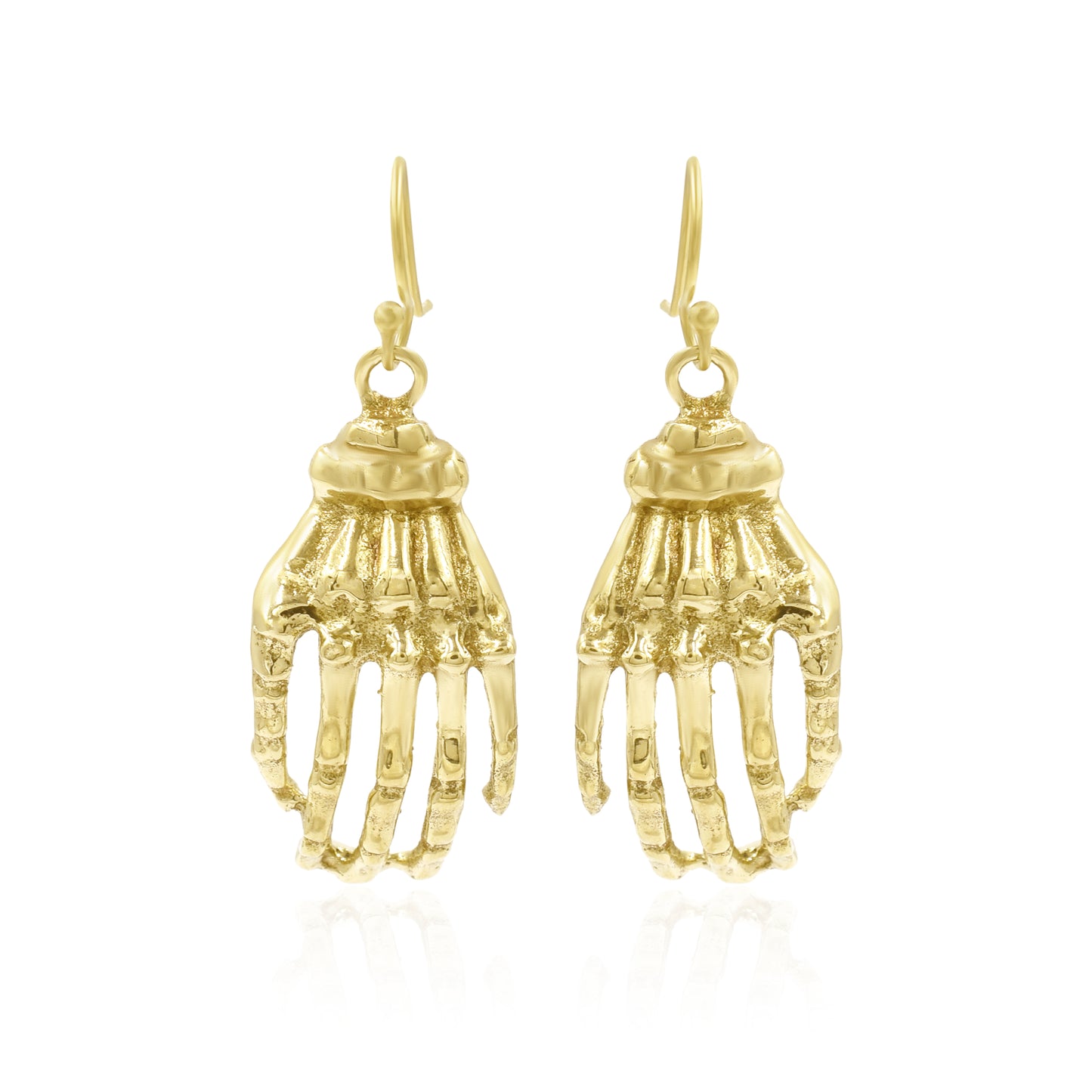 Skeleton Hand Hook Earrings