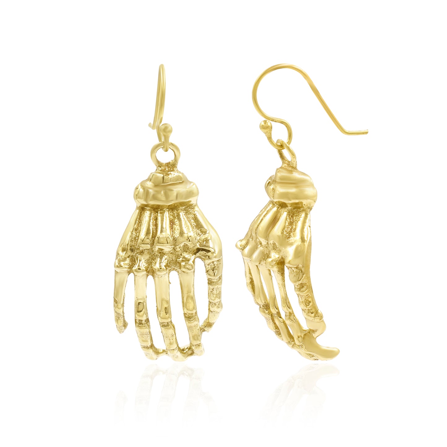 Skeleton Hand Hook Earrings