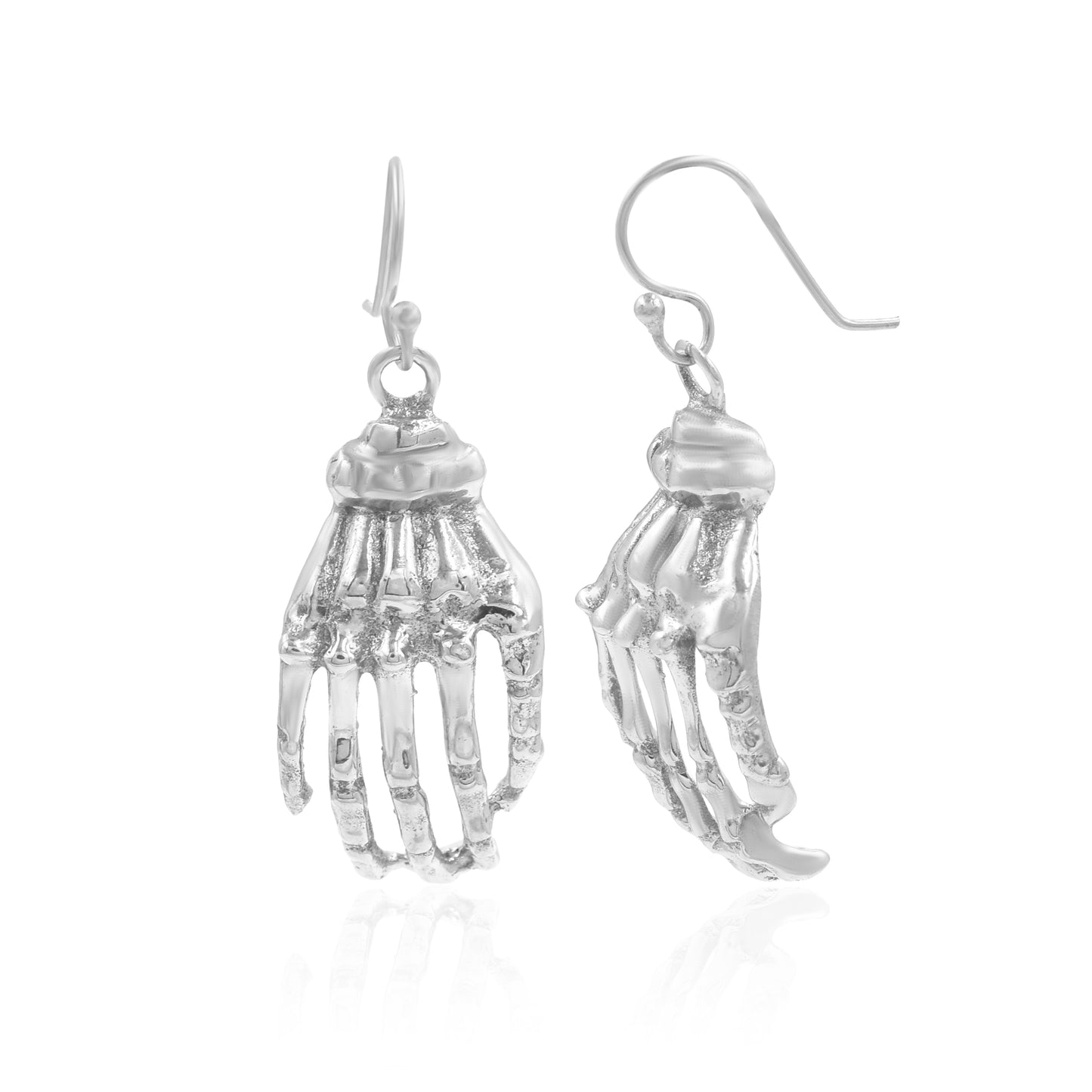 Skeleton Hand Hook Earrings