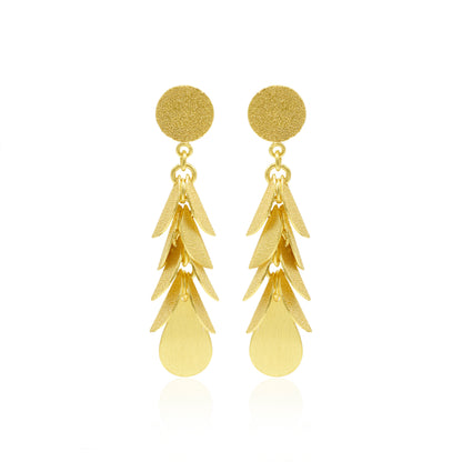Falling Leaves Stud Earrings