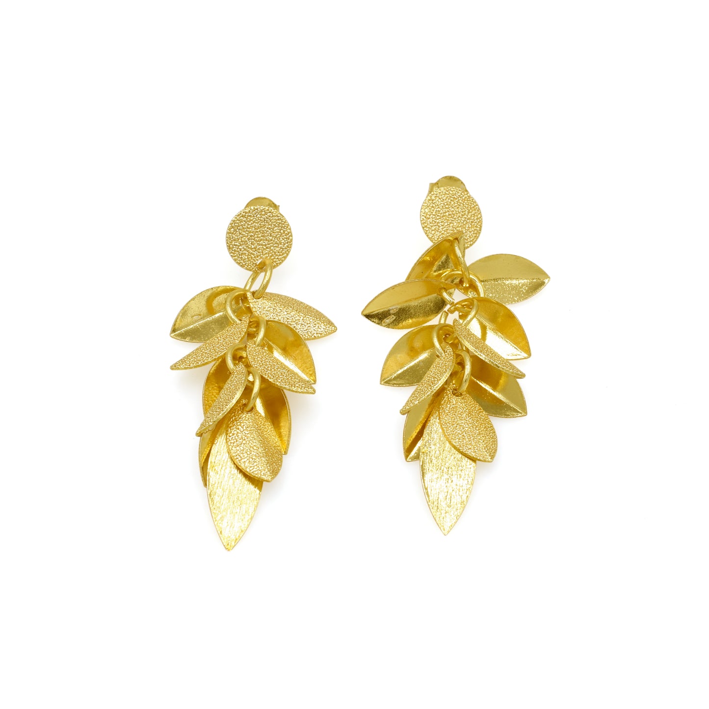 Falling Petal Stud Earrings