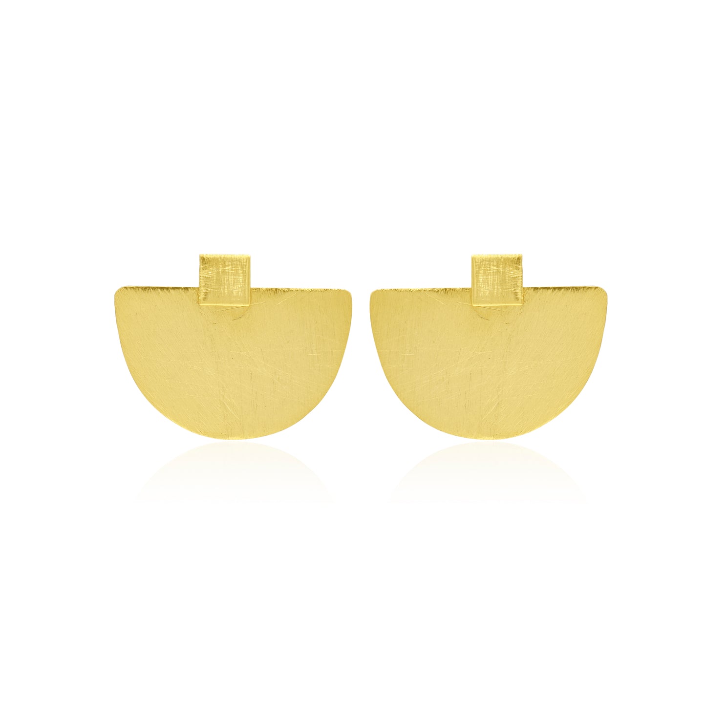 Semi Gleam Stud Earrings