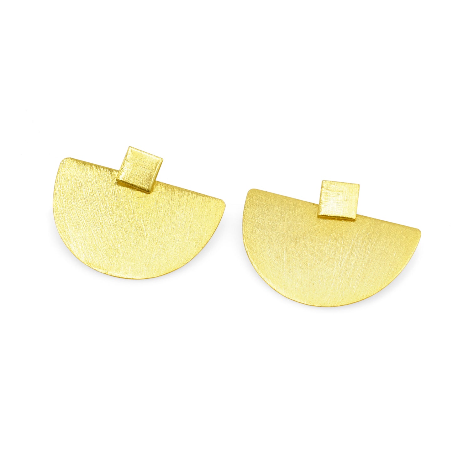 Semi Gleam Stud Earrings