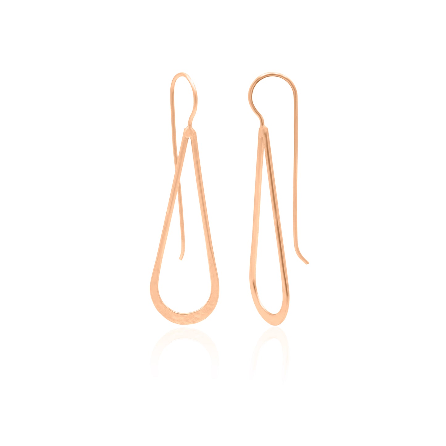 Golden Drop Hook Earrings