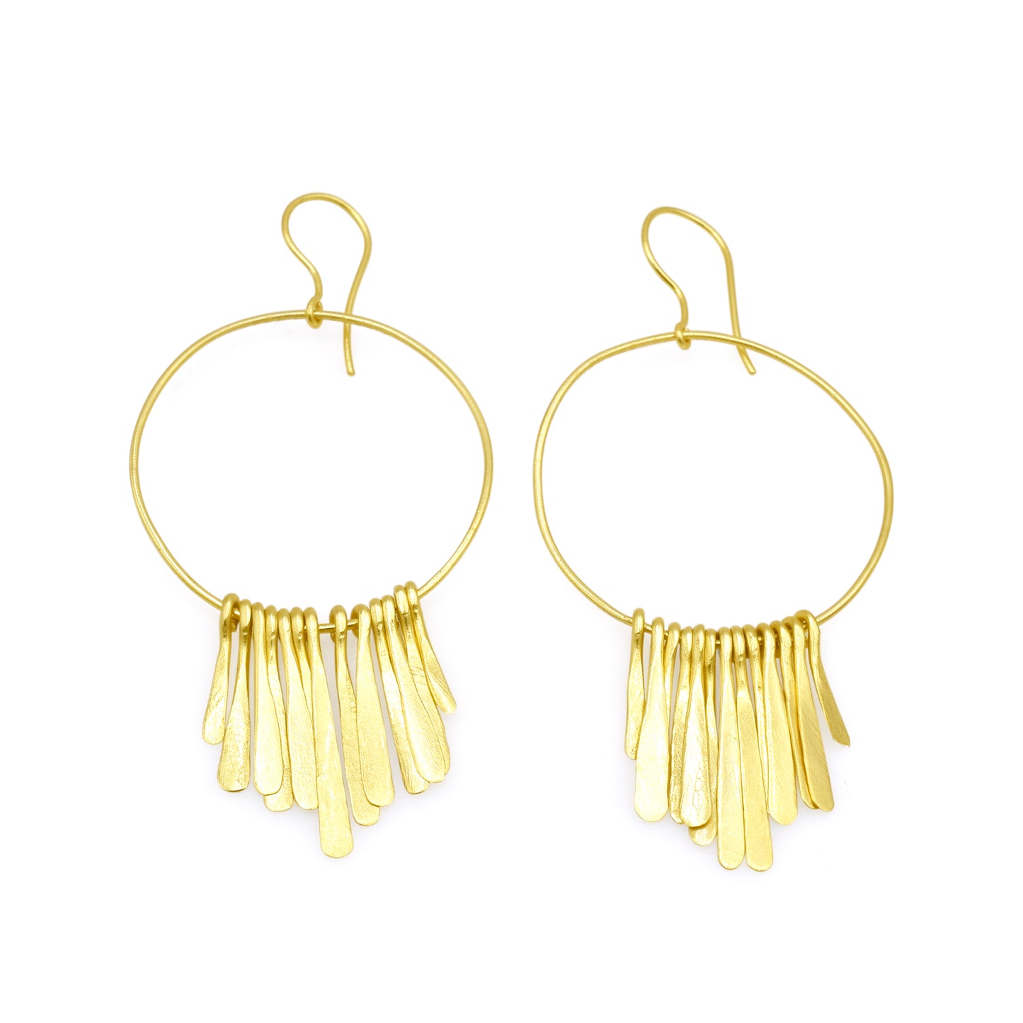 Radiant Ring Hook Earrings