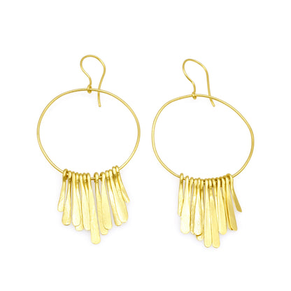 Radiant Ring Hook Earrings
