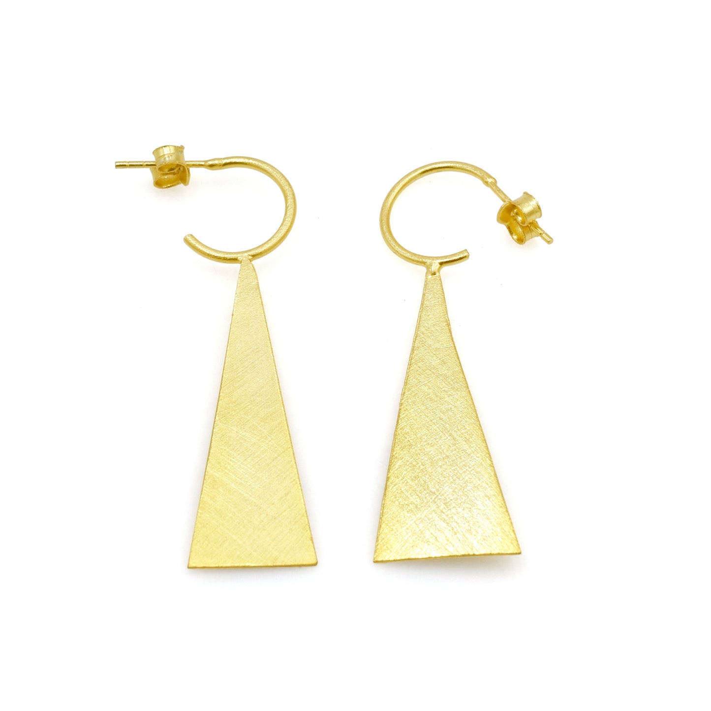 Triangular Triumph Stud Earrings