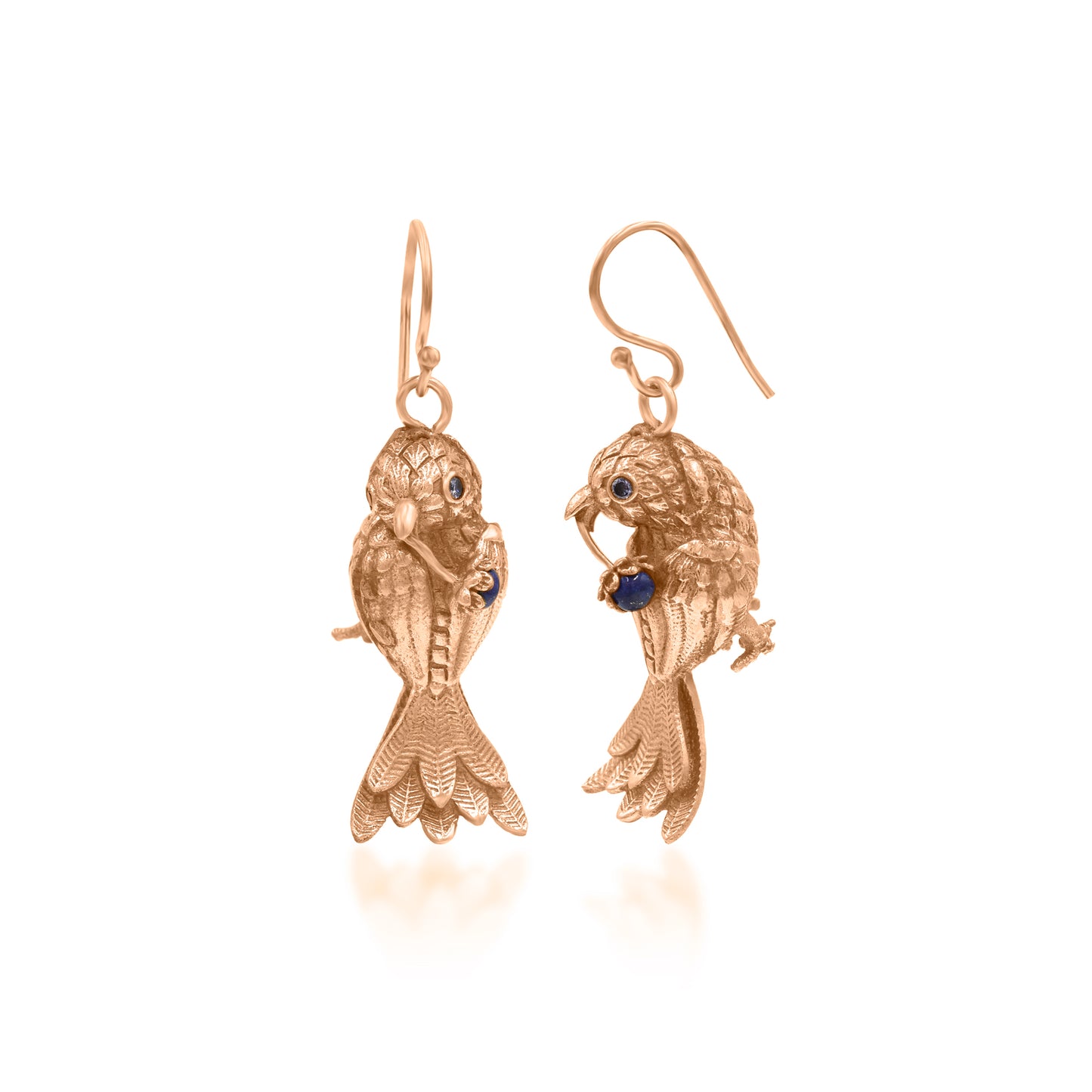 Golden Bird Hook Earrings