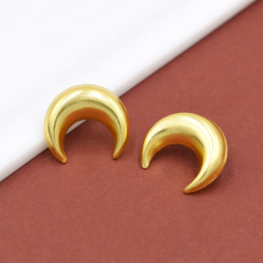 Moon Stud Earrings