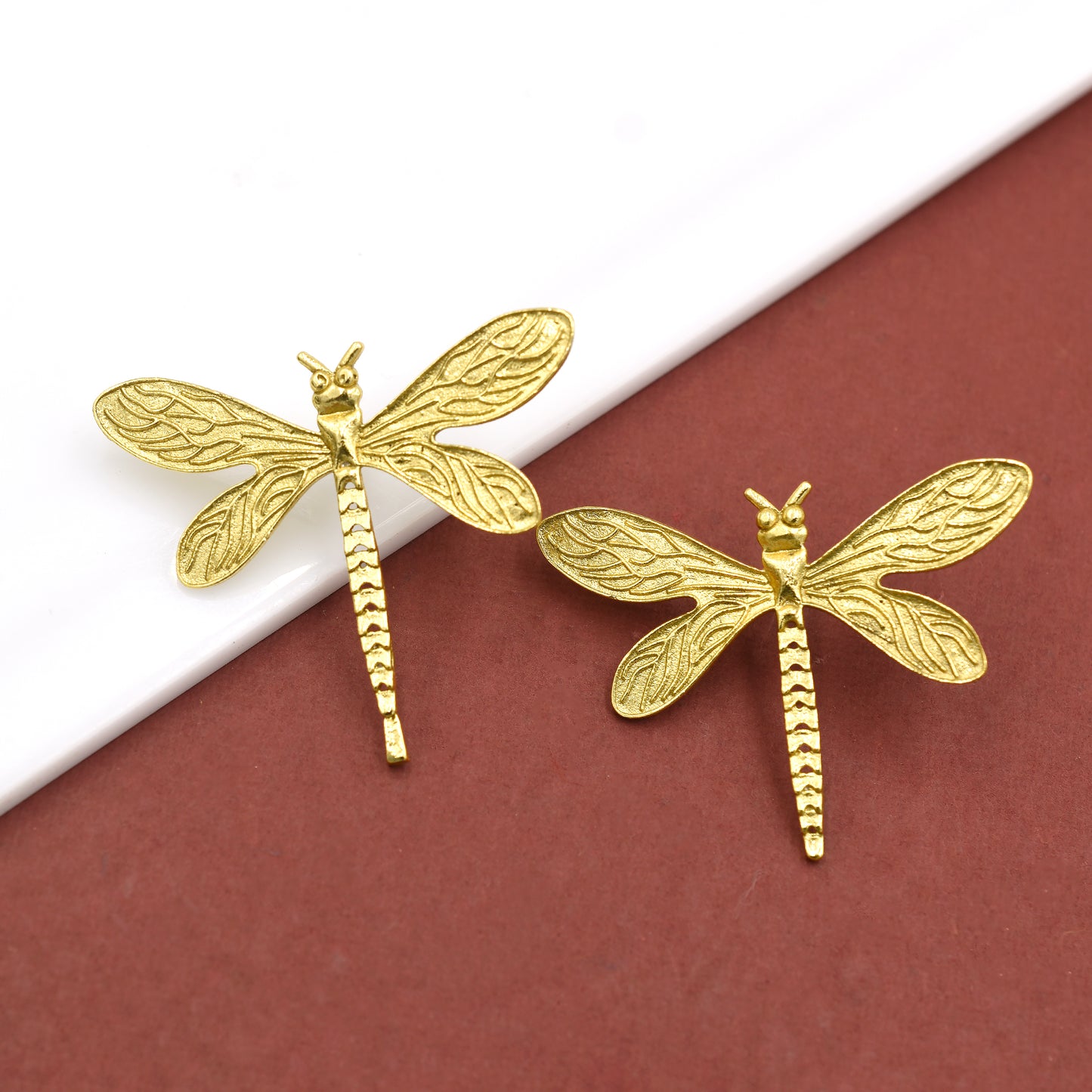 Dragonfly Radiance Stud Earrings