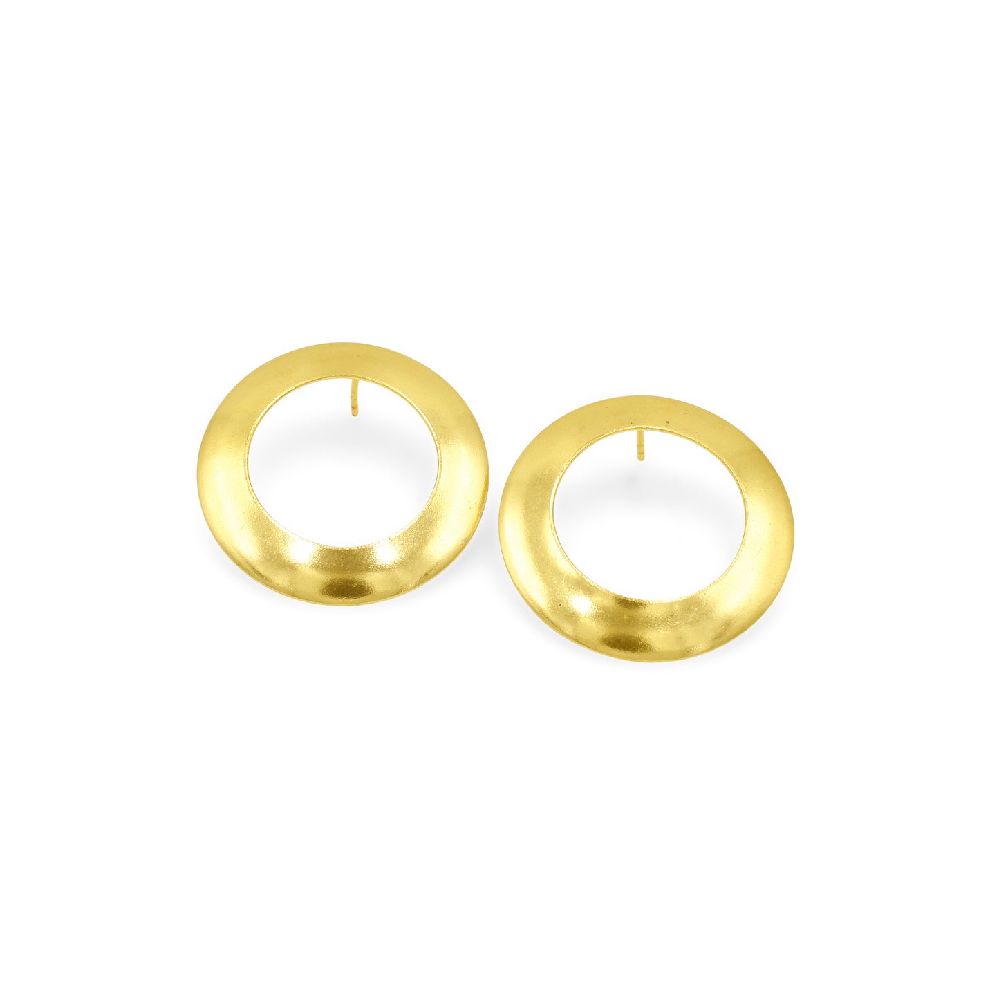 Hollow Ring Stud Earrings