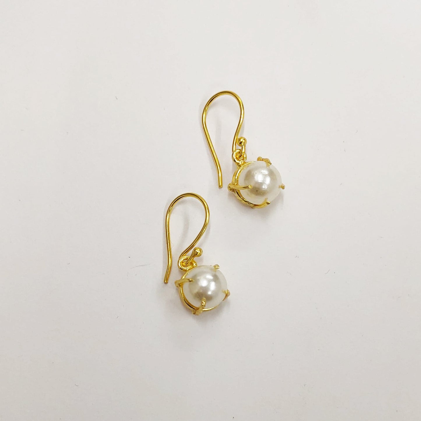 Pearl Drop Hook Earrings