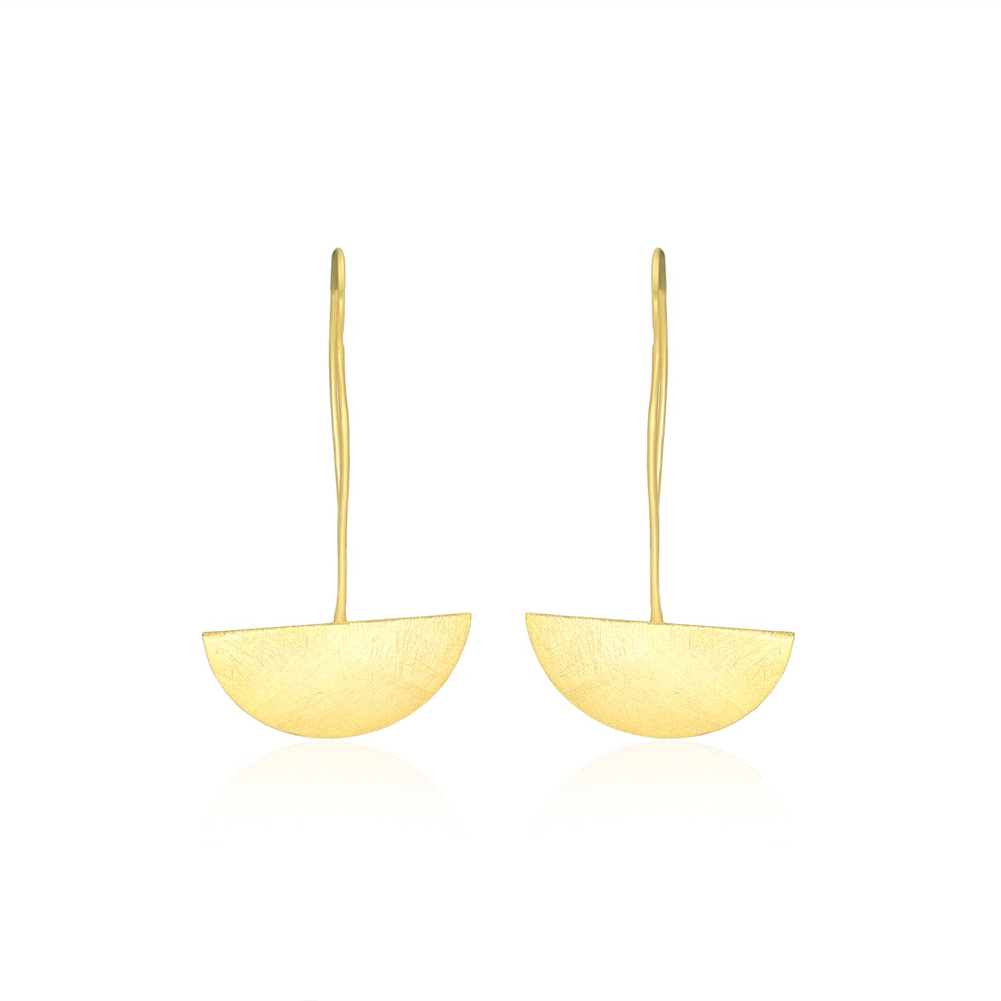 Chunky Semicircle Hook Earrings