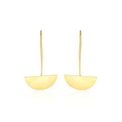 Chunky Semicircle Hook Earrings