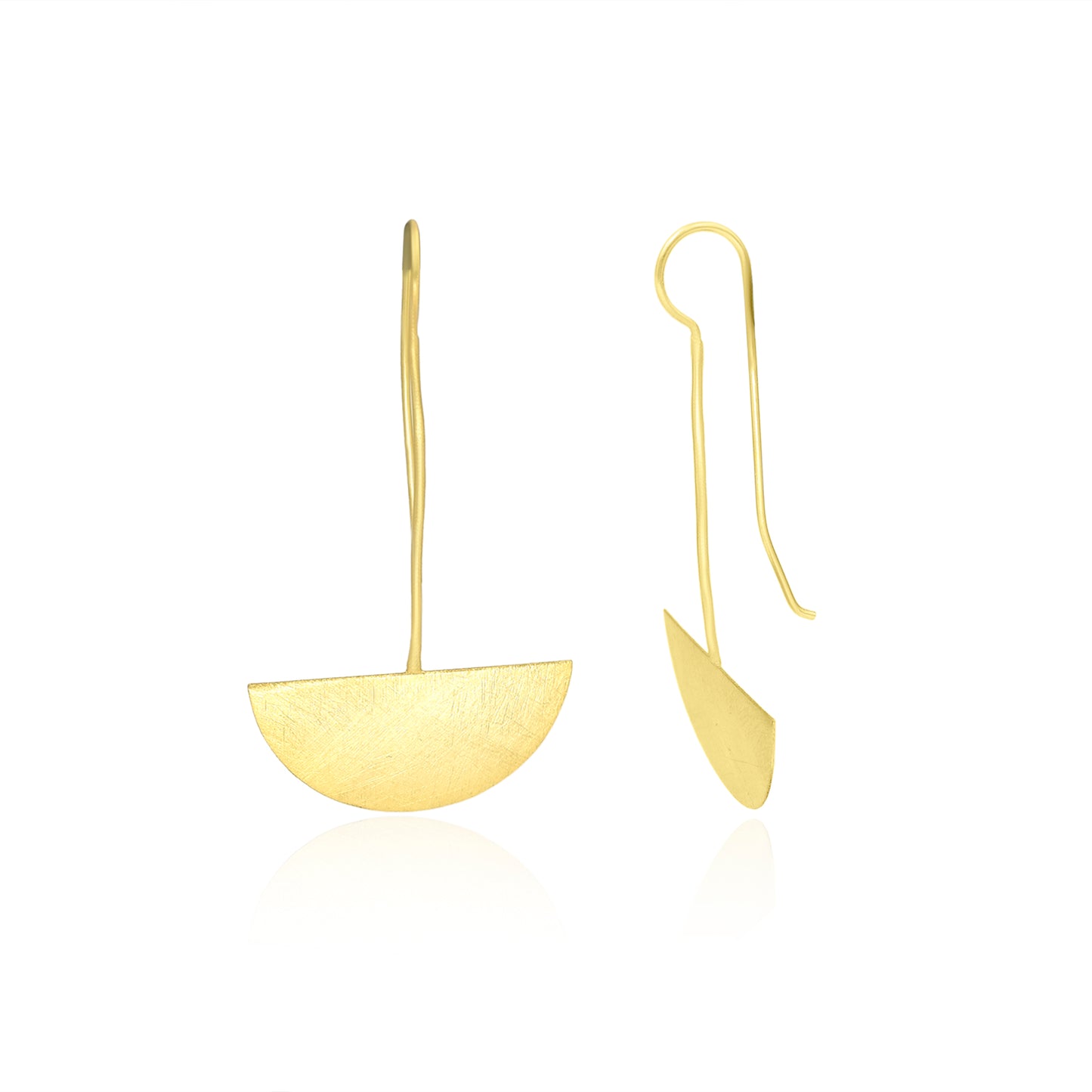 Chunky Semicircle Hook Earrings