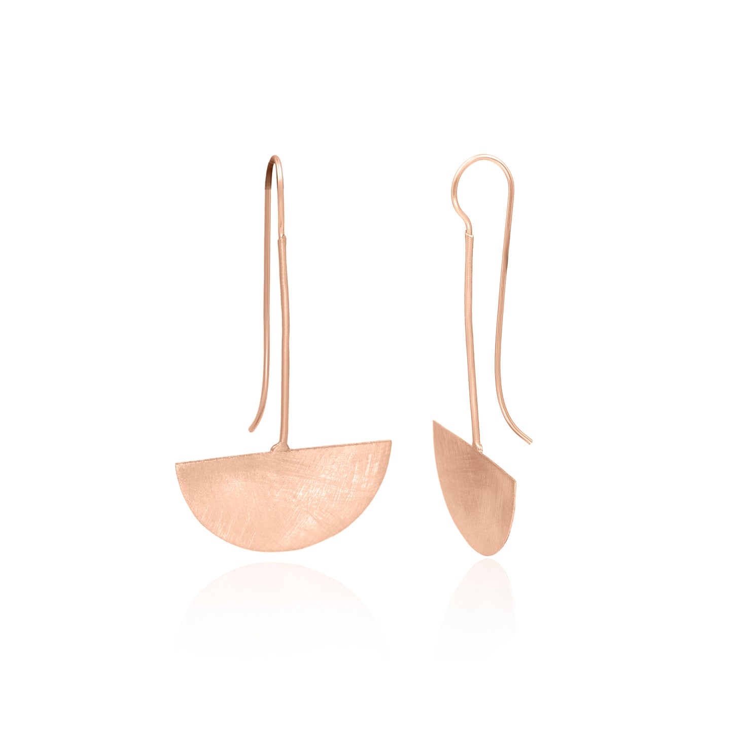 Chunky Semicircle Hook Earrings