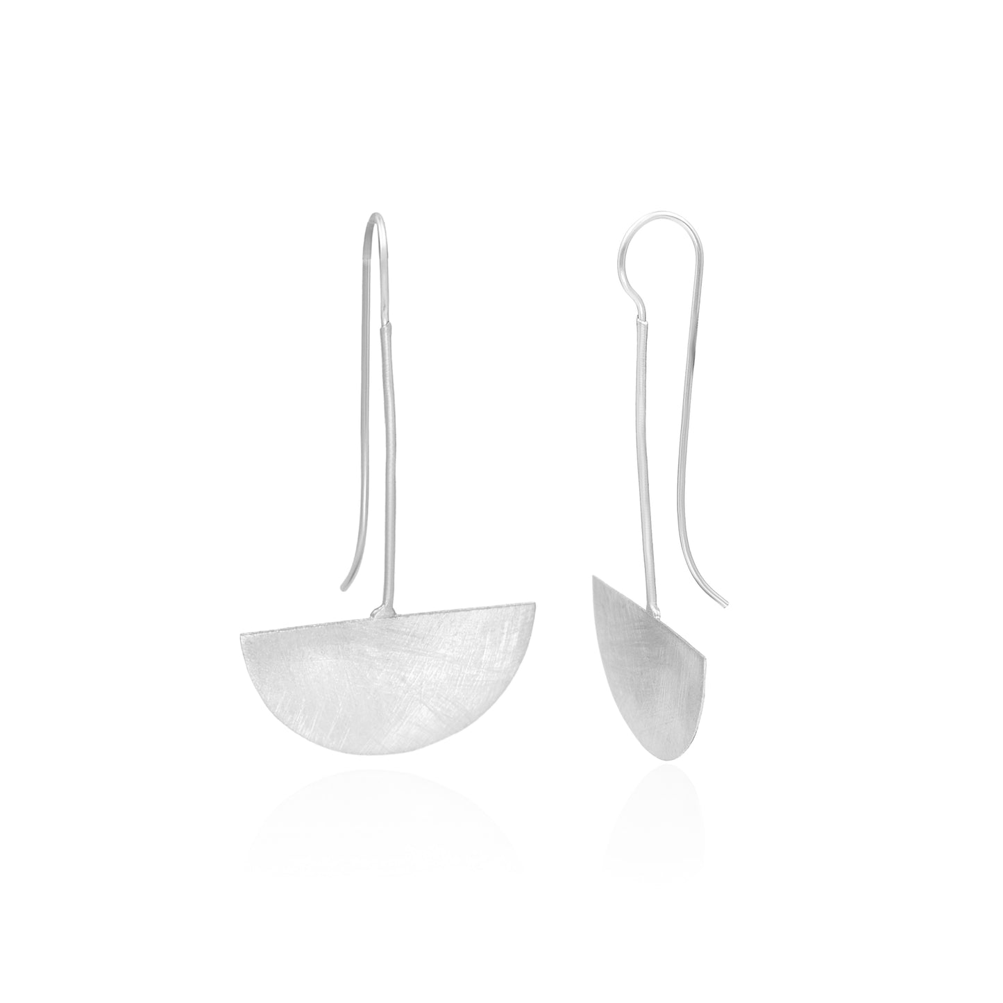 Chunky Semicircle Hook Earrings