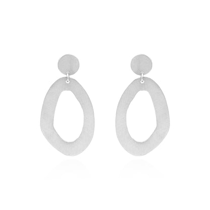 Look Into The Mirror Stud Earrings