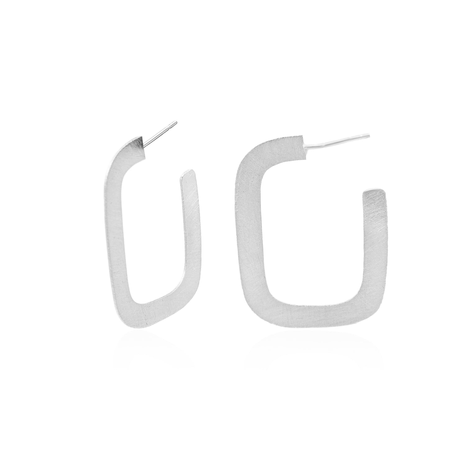 Radiant Square Hoop Earrings