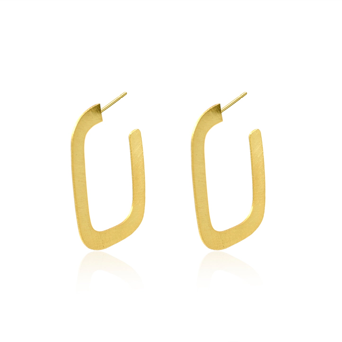 Radiant Square Hoop Earrings