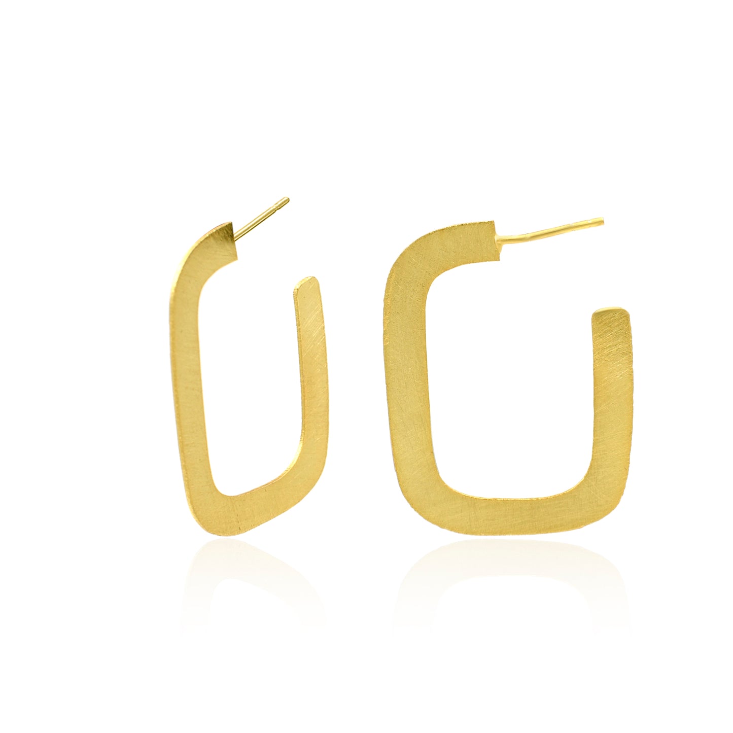 Radiant Square Hoop Earrings