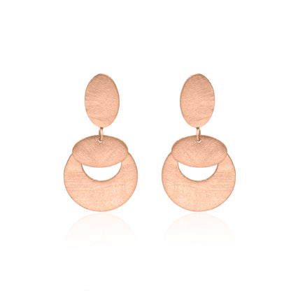 Meteors Falling On The Moon Stud Earrings