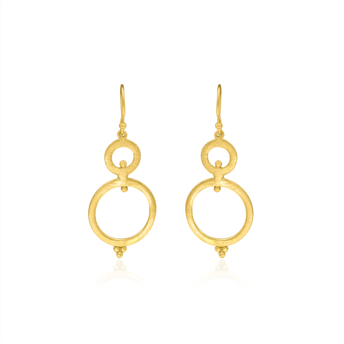 Magic Of Rings Hook Earrings