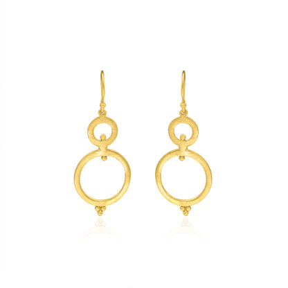 Magic Of Rings Hook Earrings