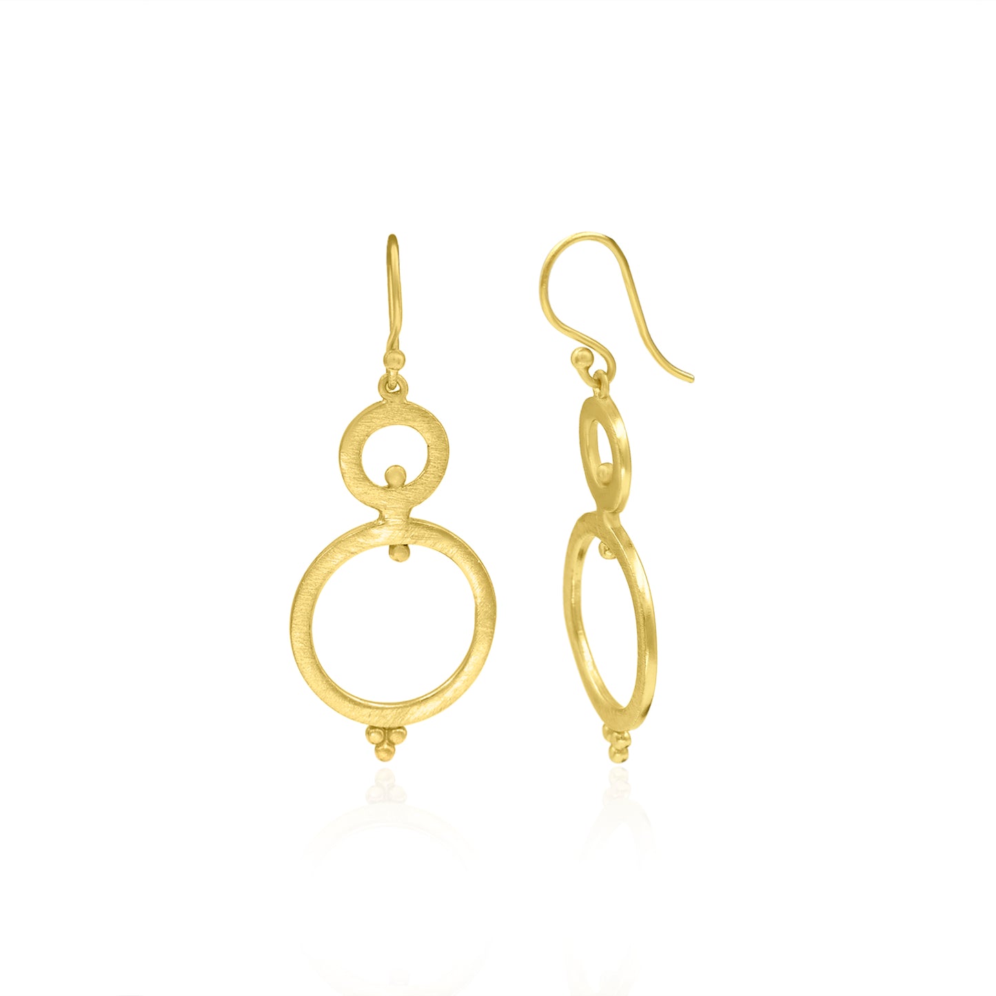 Magic Of Rings Hook Earrings