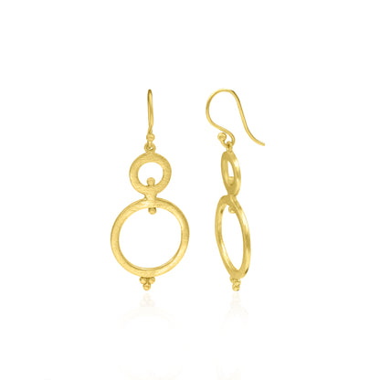 Magic Of Rings Hook Earrings