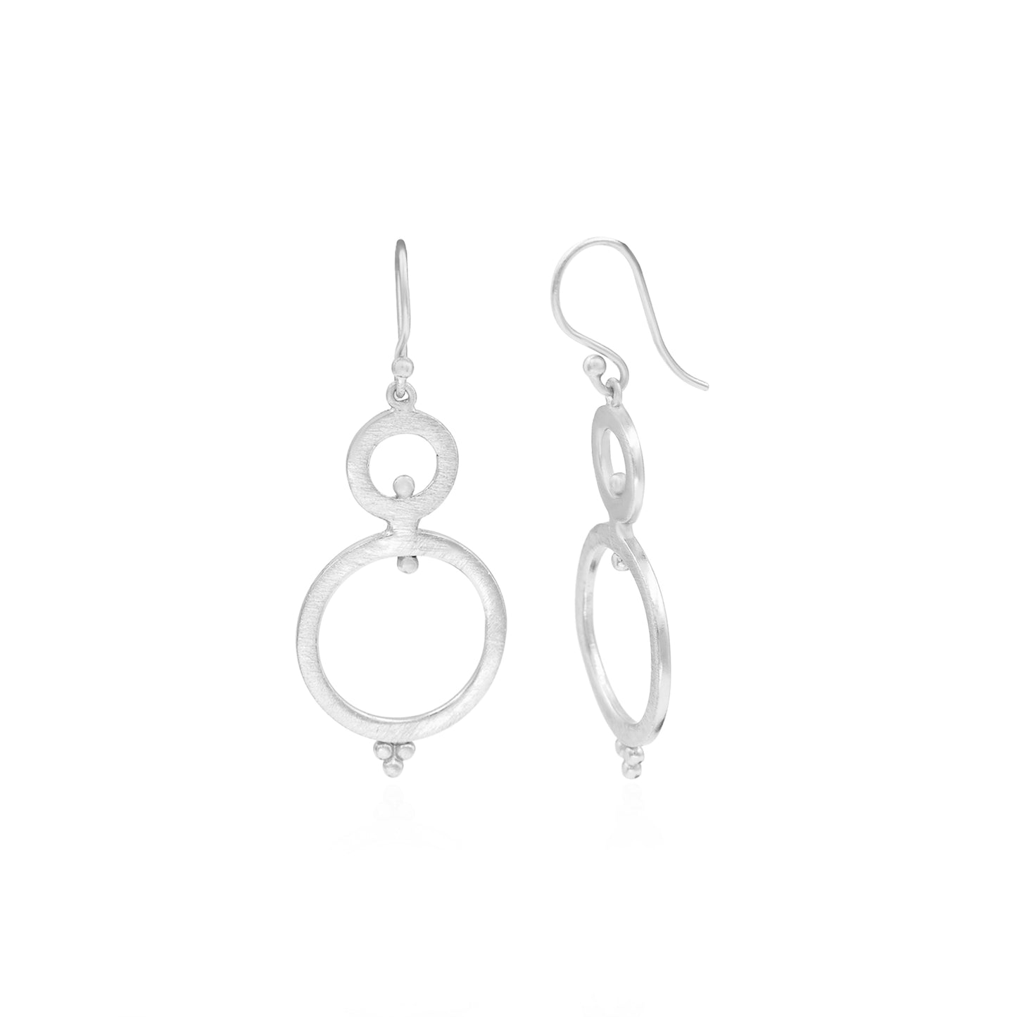 Magic Of Rings Hook Earrings