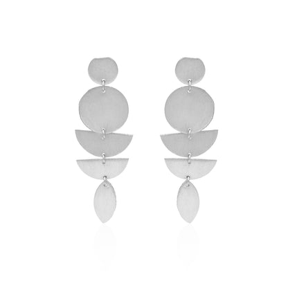 Moon Set Stud Earrings