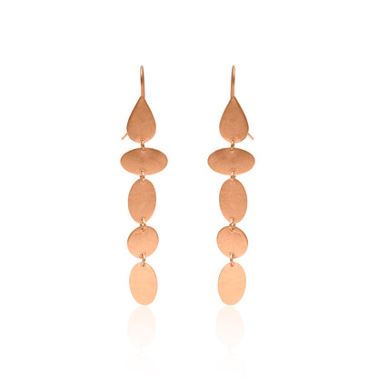 Strings Of Oval Hook Earrings