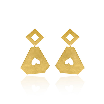 In The Heart Stud Earring