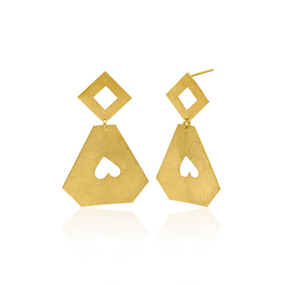 In The Heart Stud Earring