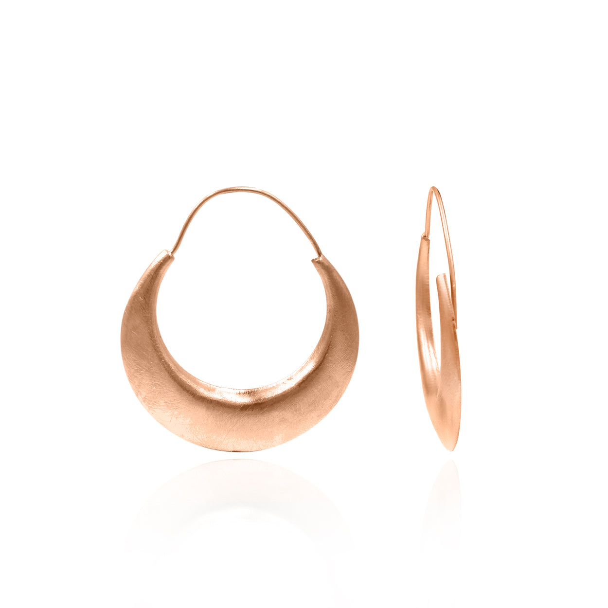 Cascading Basket Hoop Earrings