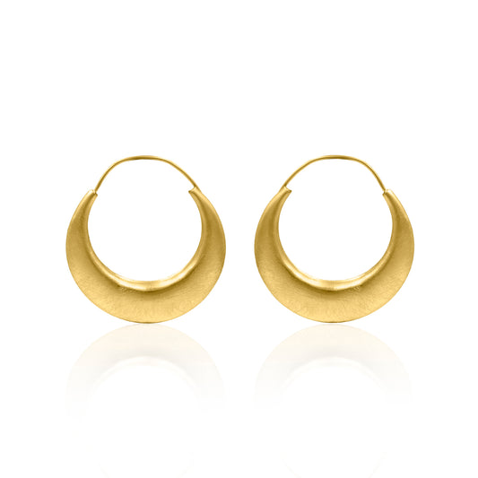 Cascading Basket Hoop Earrings