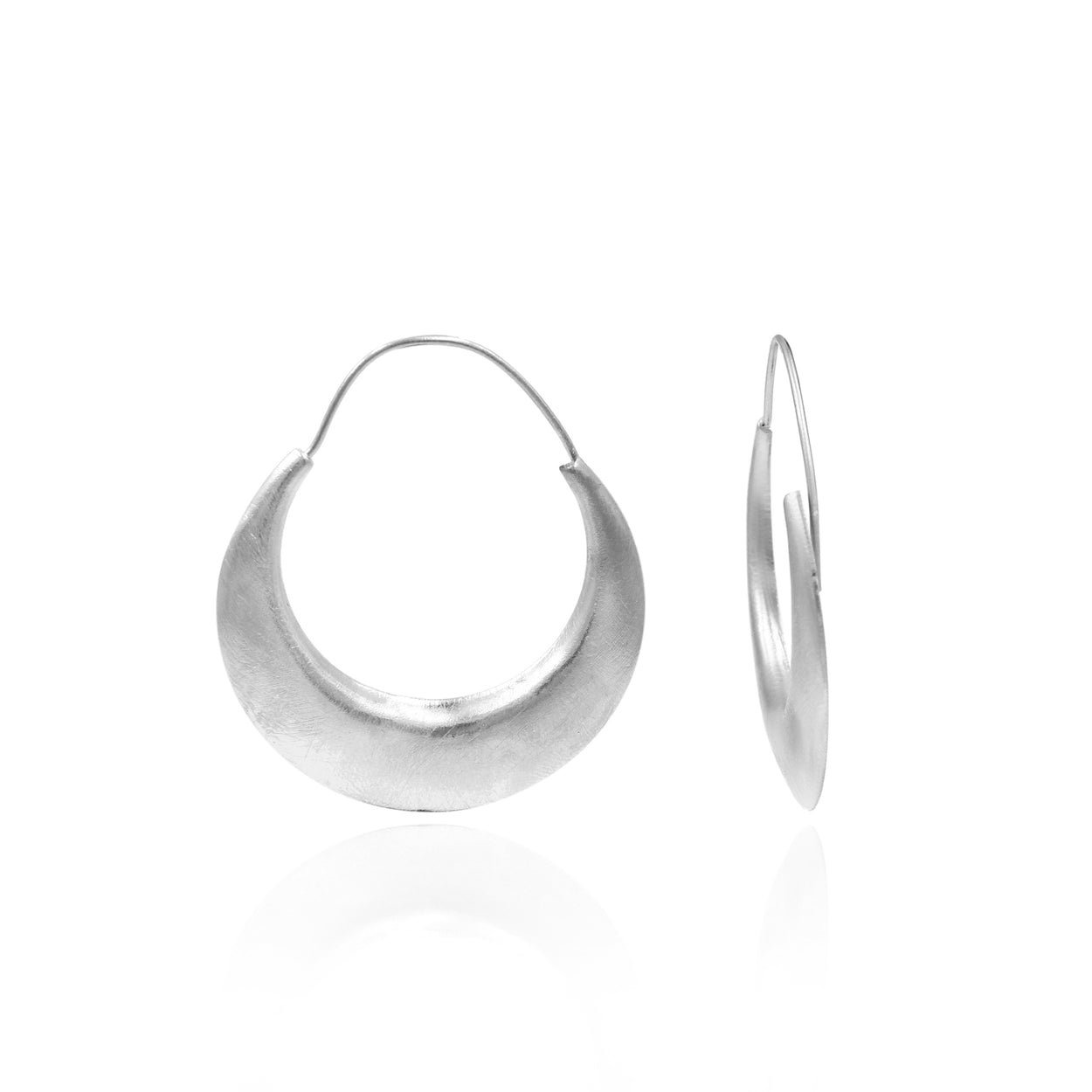 Cascading Basket Hoop Earrings