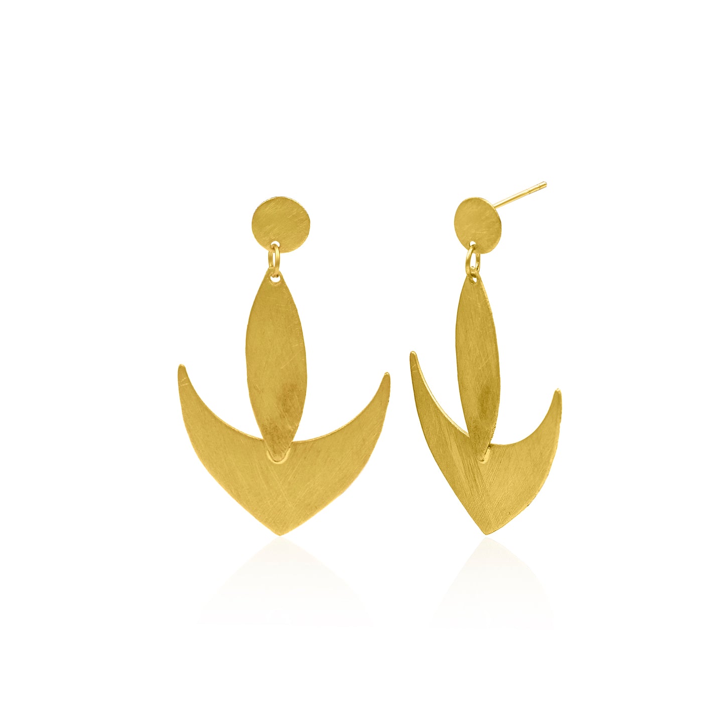 Rowing Boat Stud Earrings