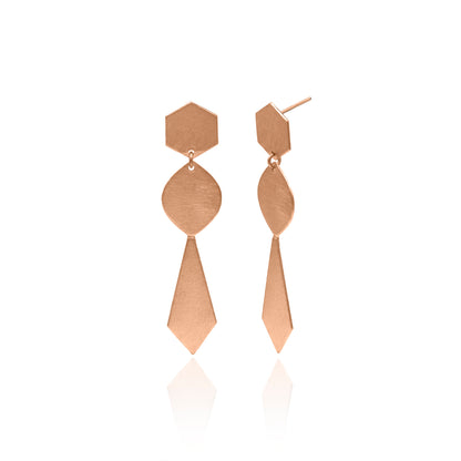 Tie On The Shirt Stud Earrings