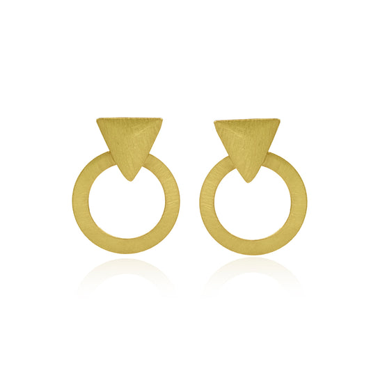 Touch Of Circle Stud Earrings