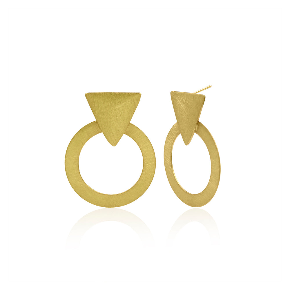 Touch Of Circle Stud Earrings