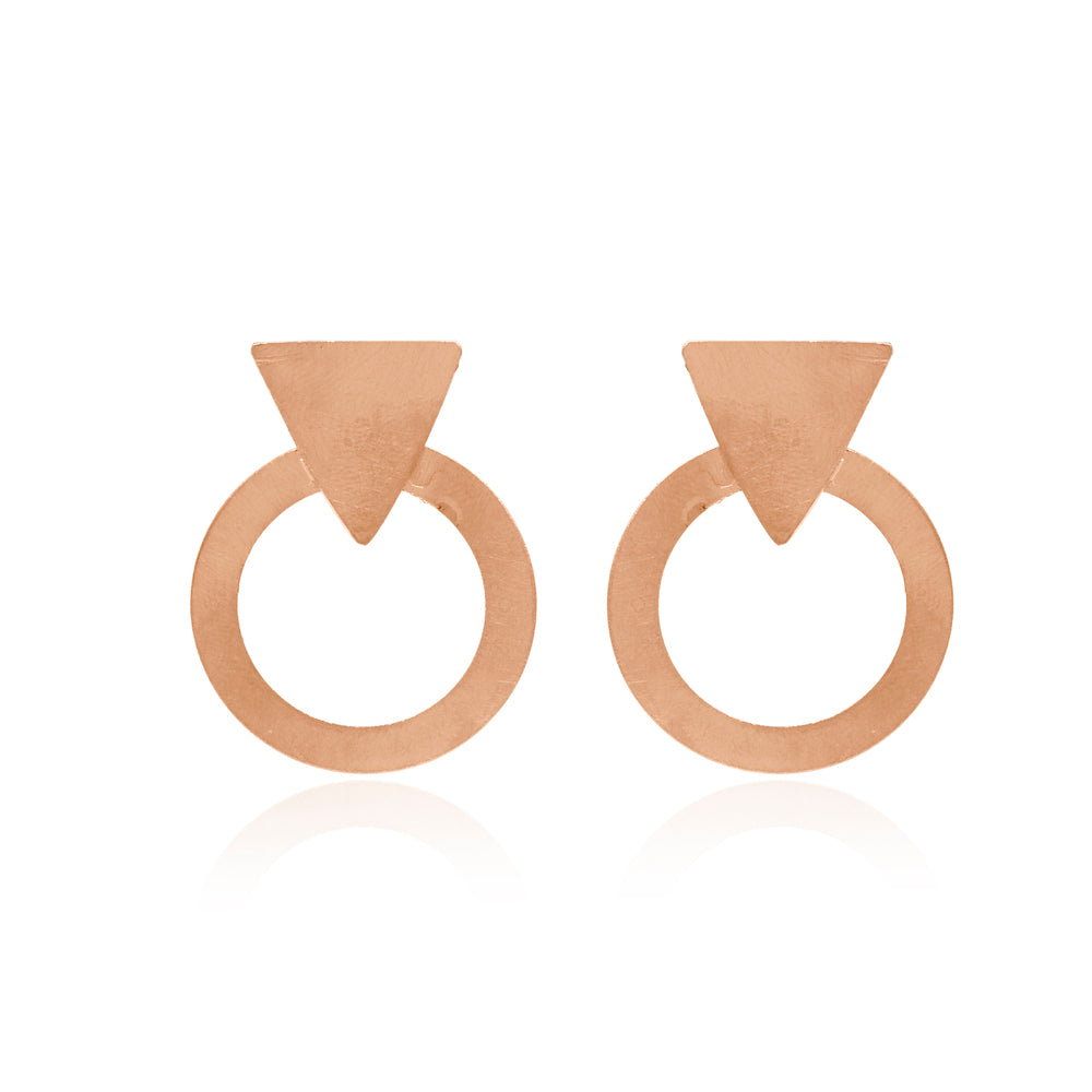 Touch Of Circle Stud Earrings