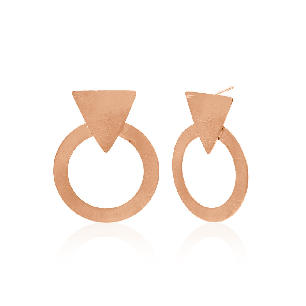 Touch Of Circle Stud Earrings