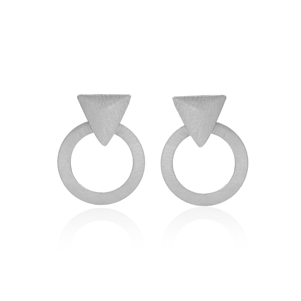 Touch Of Circle Stud Earrings