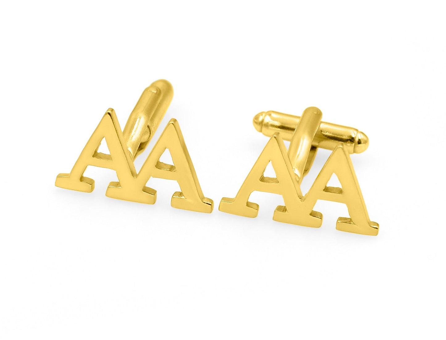 Letters AA Initial Cufflinks