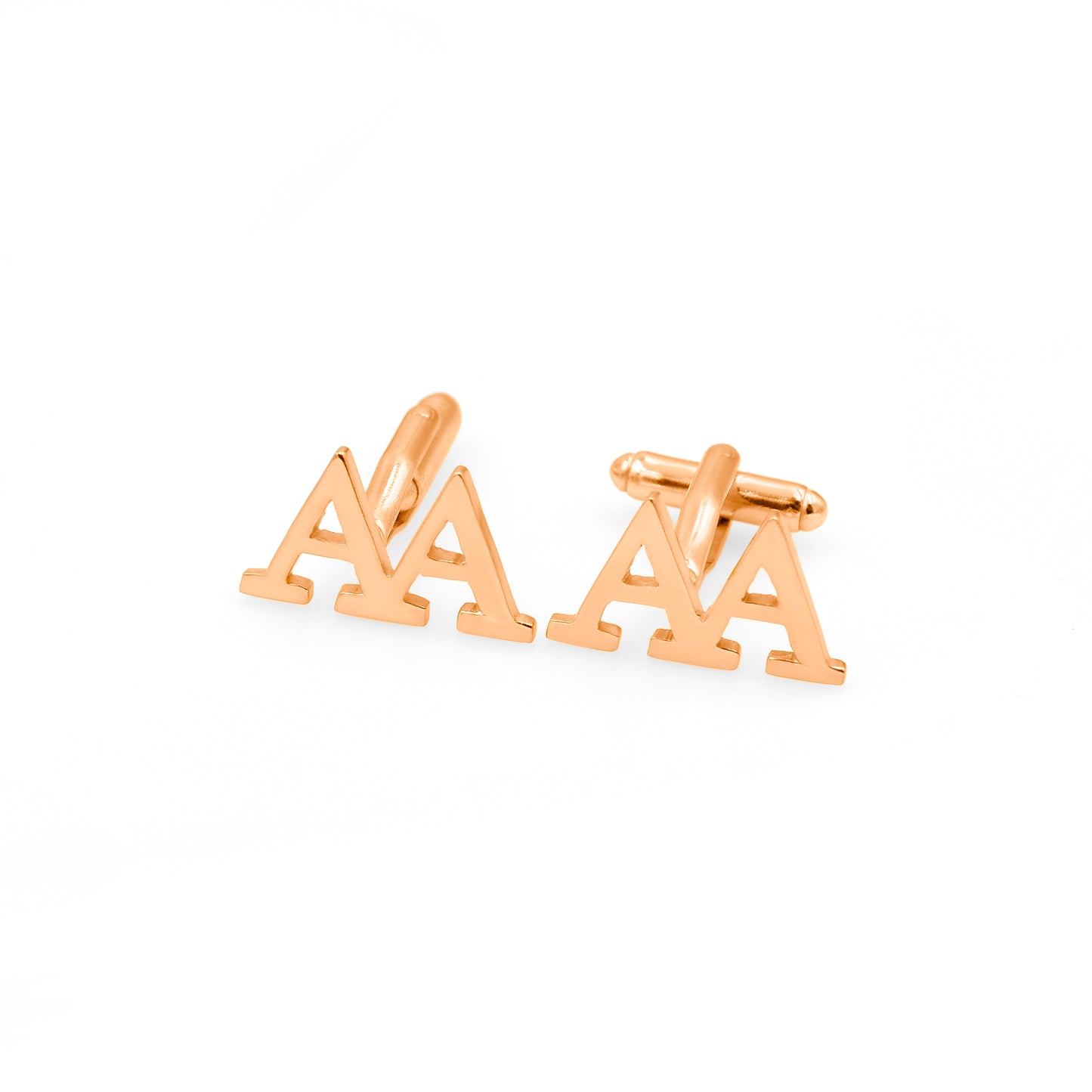 Letters AA Initial Cufflinks