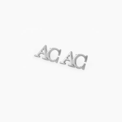 Letters AC Initial Cufflinks