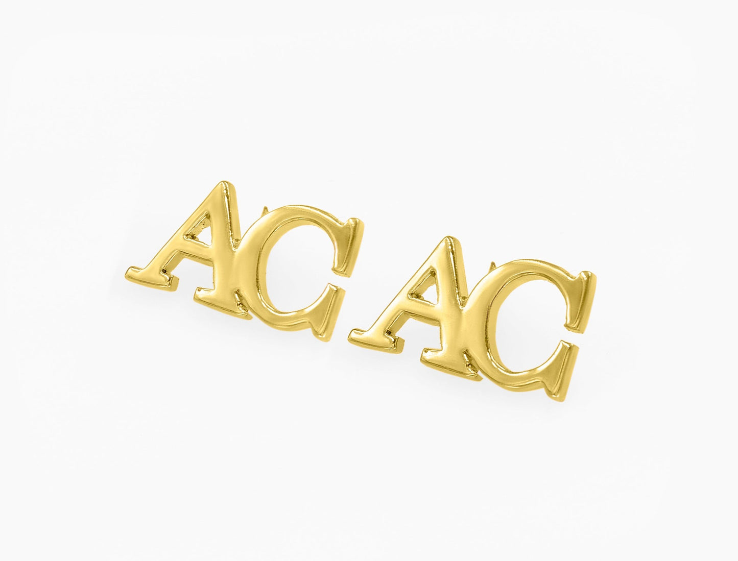 Letters AC Initial Cufflinks